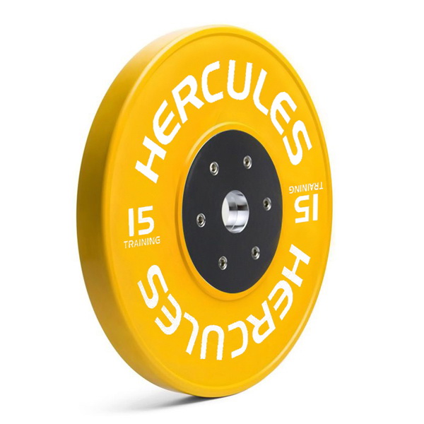 Диск тяжелоатлетический тренировочный HERCULES Color 15 кг Диск тяжелоатлетический тренировочный HERCULES Color 15 кг