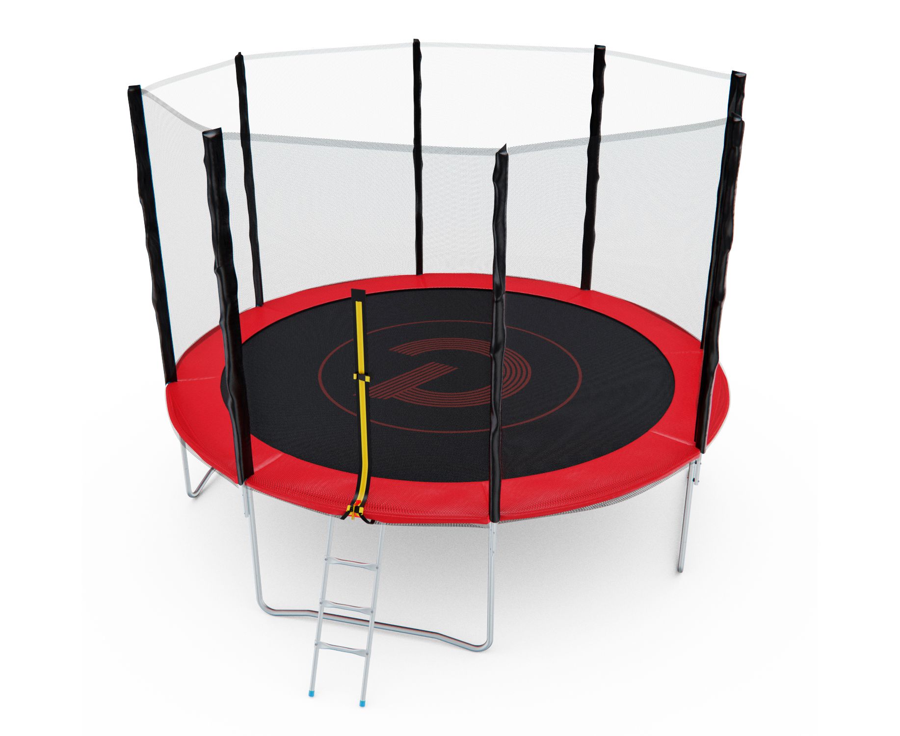 Батут с сеткой и лестницей DFC Pelpo 12ft Red Батут с сеткой и лестницей DFC Pelpo 12ft Red