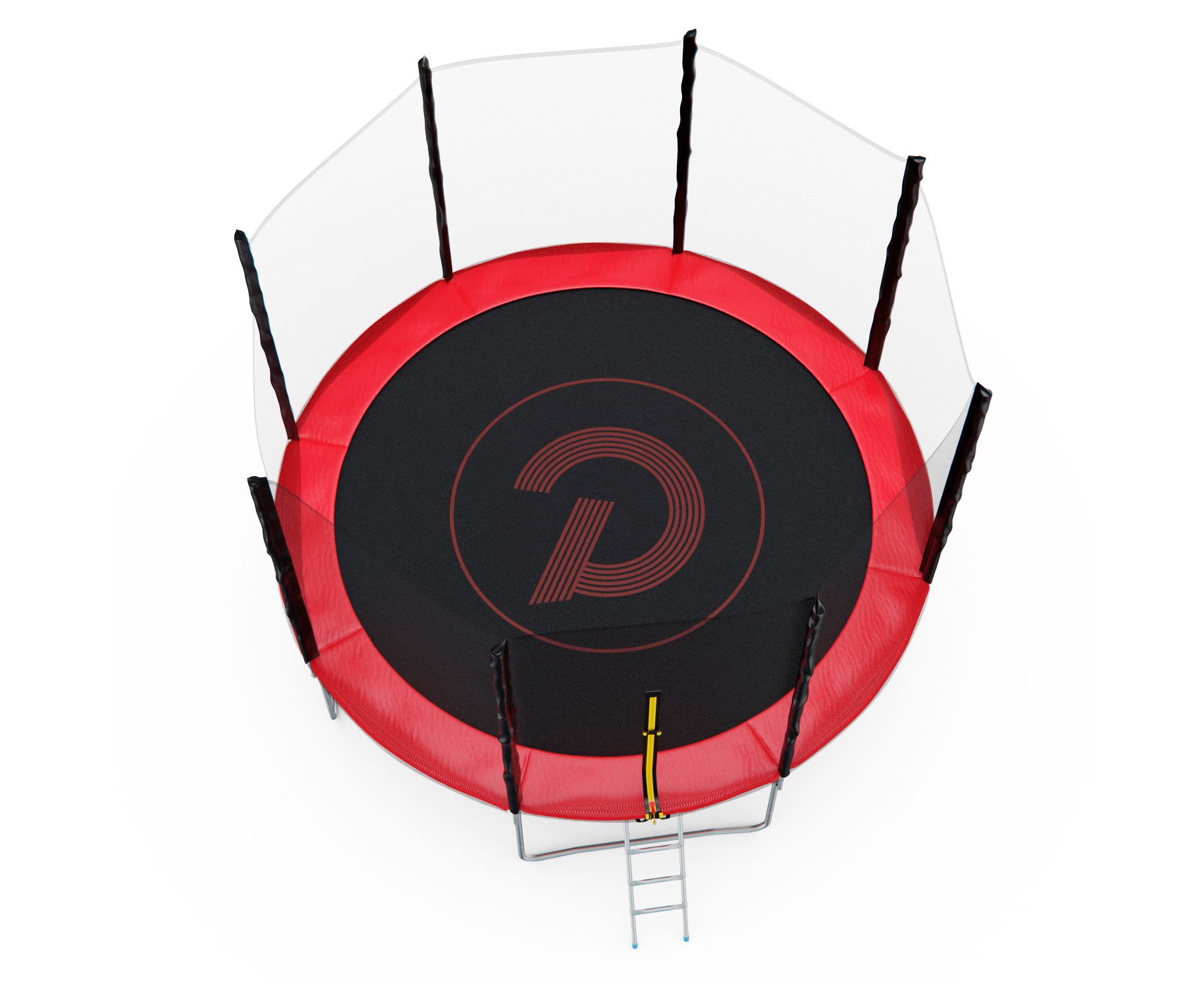 Батут с сеткой и лестницей DFC Pelpo 12ft Red Батут с сеткой и лестницей DFC Pelpo 12ft Red