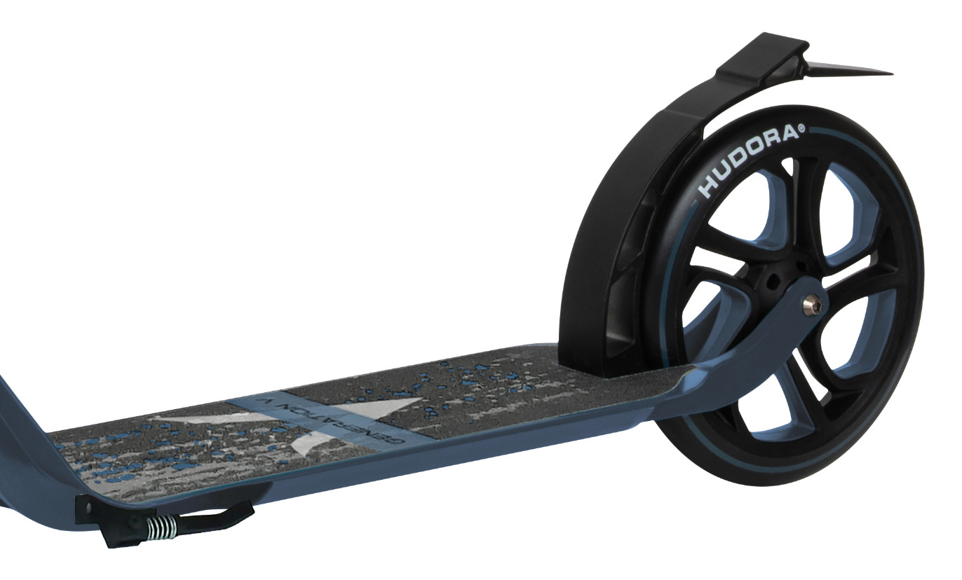 Дека и заднее колесо самоката для взрослых и детей HUDORA Big Wheel Generation V 230 синего цвета Дека и заднее колесо самоката для взрослых и детей HUDORA Big Wheel Generation V 230 синего цвета