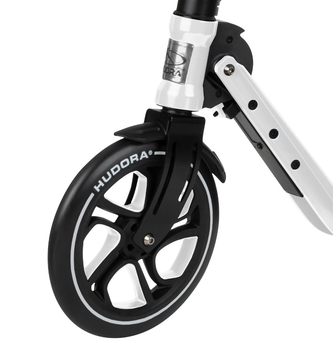 Переднее колесо самоката для взрослых и детей HUDORA Big Wheel Generation V 230 белого цвета Переднее колесо самоката для взрослых и детей HUDORA Big Wheel Generation V 230 белого цвета