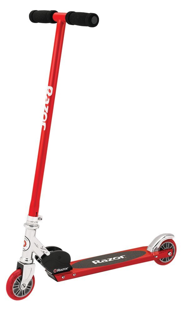 Самокат детский с подсветкой Razor S Scooter красного цвета Самокат детский с подсветкой Razor S Scooter красного цвета