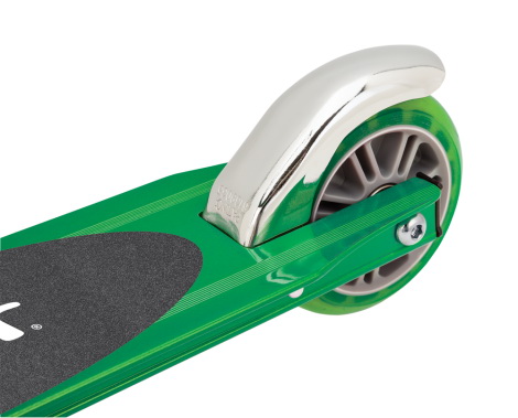Заднее колесо детского самоката с подсветкой Razor S Scooter зелёного цвета Заднее колесо детского самоката с подсветкой Razor S Scooter зелёного цвета