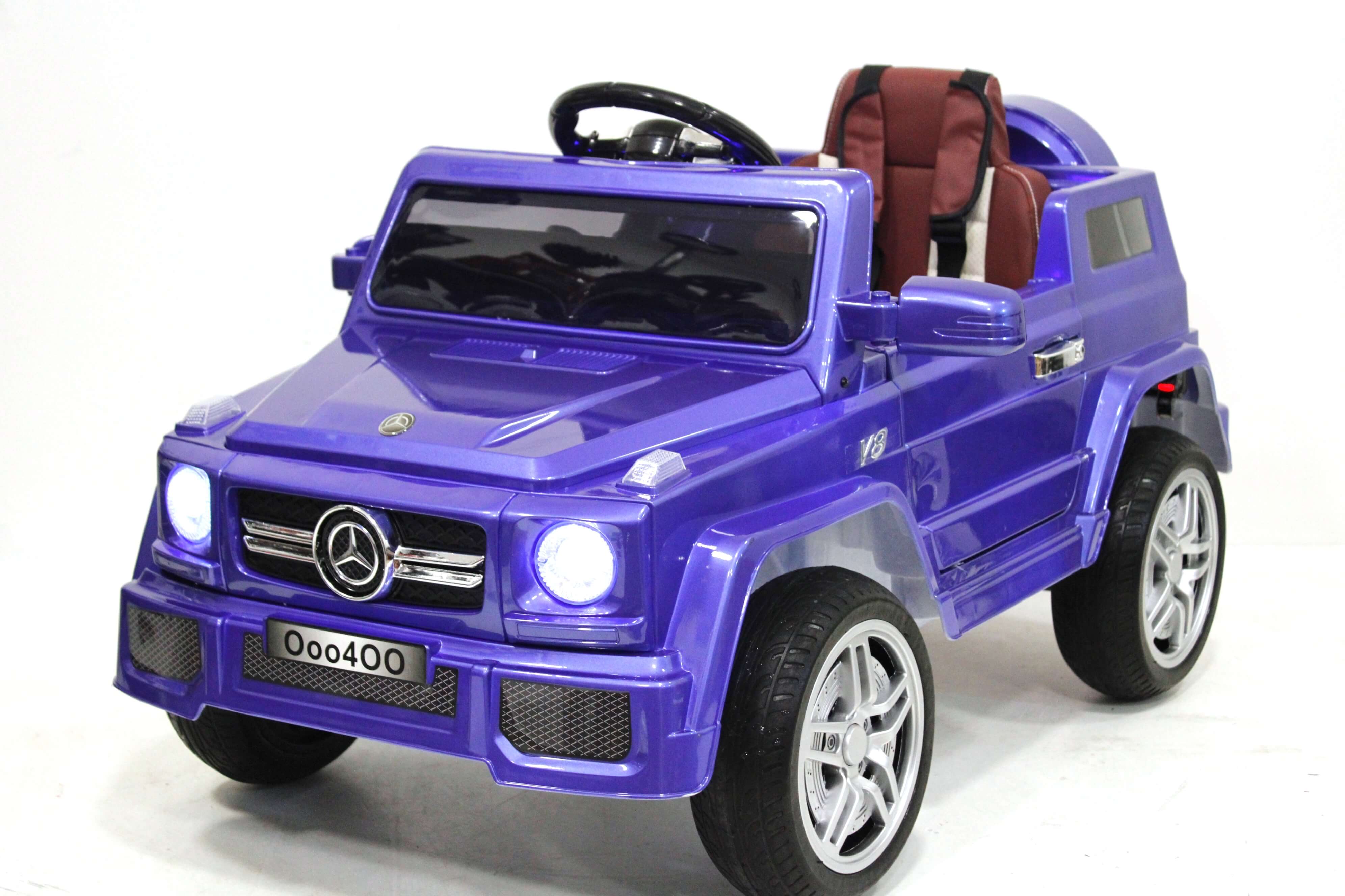 Электромобиль детский RiverToys Mers O004OO VIP (глянец) синего цвета Электромобиль детский RiverToys Mers O004OO VIP (глянец) синего цвета