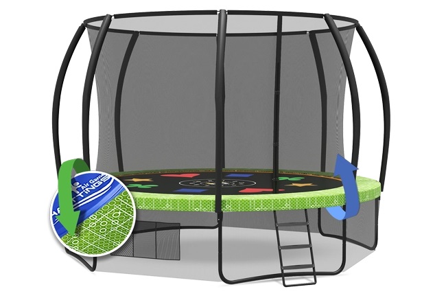Батут Air Game 12 ft (3,66 метра) с защитной сетью Батут Air Game 12 ft (3,66 метра) с защитной сетью