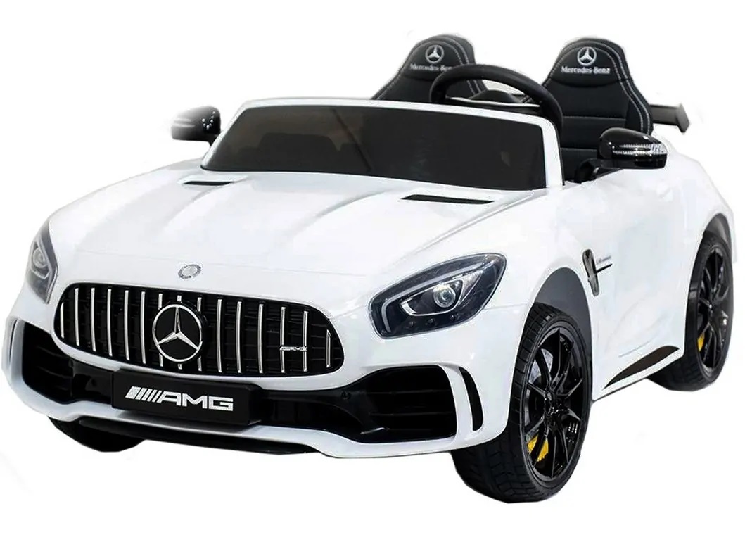 Электромобиль детский RiverToys Mercedes-benz AMG GTR HL289 (лицензия) белого цвета Электромобиль детский RiverToys Mercedes-benz AMG GTR HL289 (лицензия) белого цвета