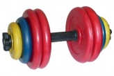 Гантель разборная цветная MB Barbell весом 30 кг