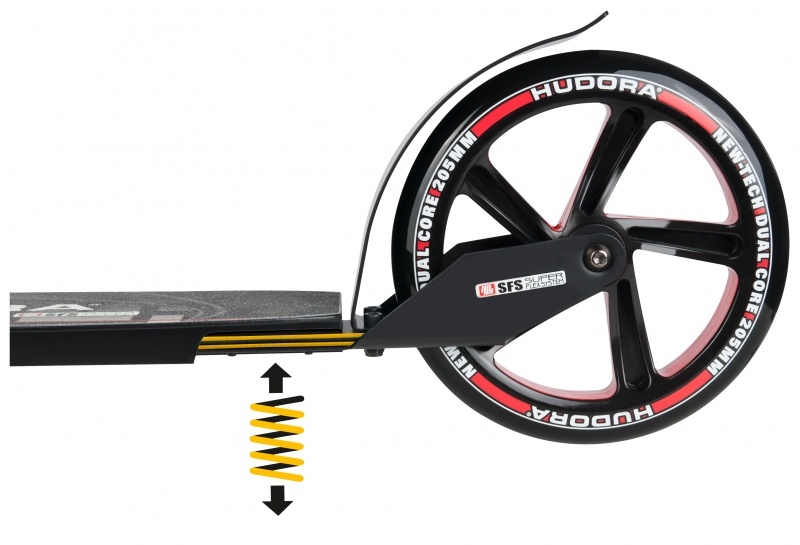 ������ ������ � ����������� �������� ��� �������� � ����� HUDORA Big Wheel Flex 200 �������� �����