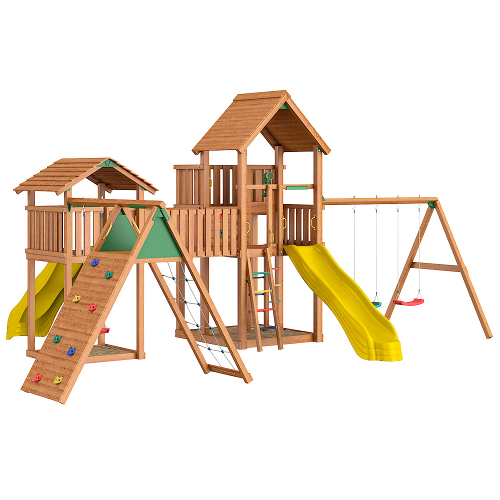 ������� ������� Jungle Gym Pala�e + Jungle Cottage + Bridge Link (������� ����) + Climb + Swing